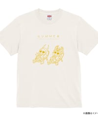 ぷにっと夏だぜ！Tシャツ(バニラホワイト×イエロー)