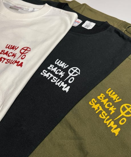Way Back To Satsuma Tシャツ(ライトオリーブ×イエロー)