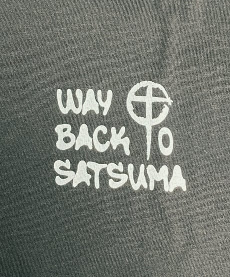 Way Back To Satsuma Tシャツ(スミ×ホワイト)