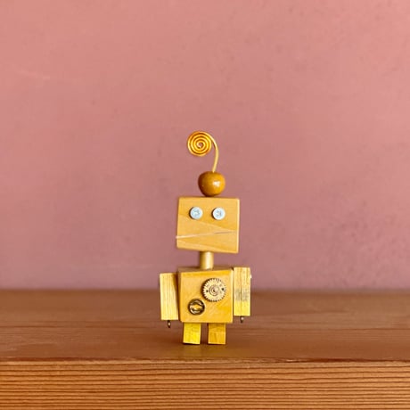 【１点もの】端材ロボ 〜ocher〜