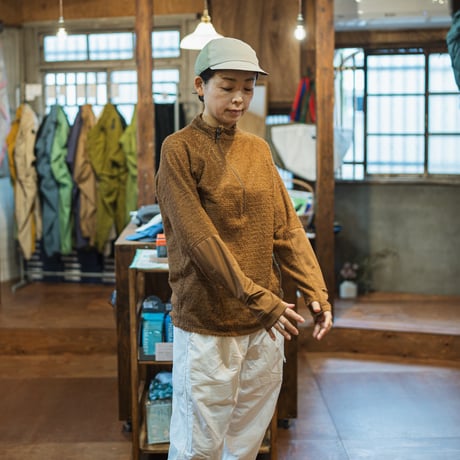 milestone マイルストーン／Cloud   Half-Zip