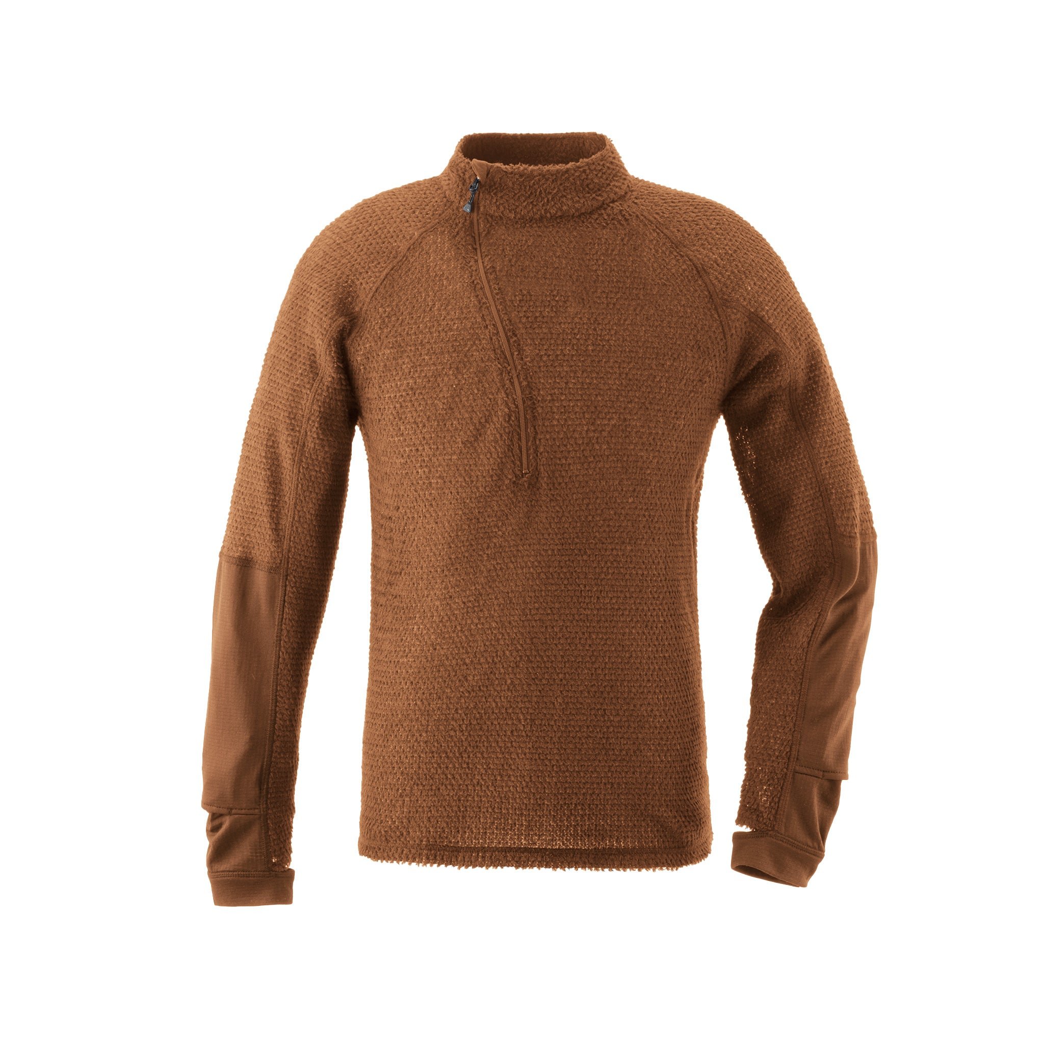 マイルストーン milestone 長袖　ブラウン milestone マイルストーン／Cloud Half-Zip | 旅道具と人 HouH
