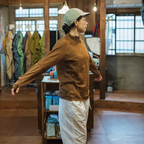milestone マイルストーン／Cloud   Half-Zip