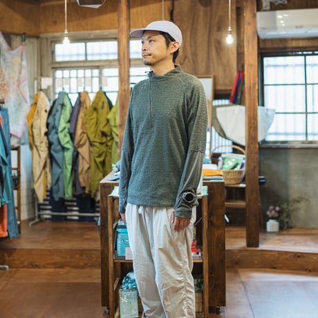 milestone マイルストーン／Cloud   Half-Zip
