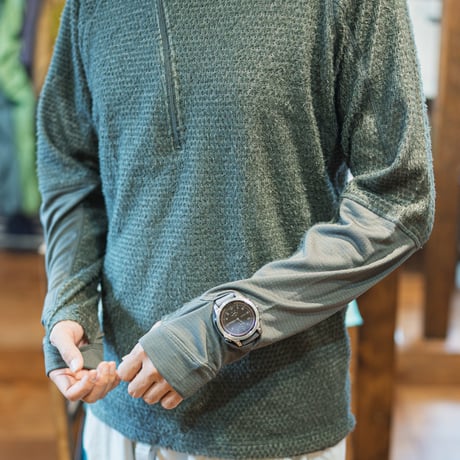 milestone マイルストーン／Cloud   Half-Zip