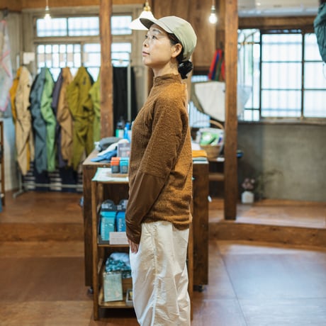 milestone マイルストーン／Cloud   Half-Zip