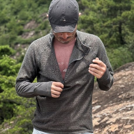 milestone マイルストーン／Cloud   Half-Zip