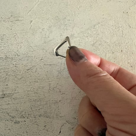フープピアス　サージカルステンレス  シルバーカラー