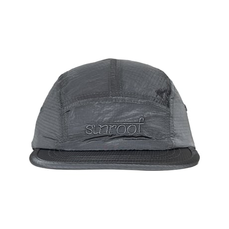 "sunroof classic logo" ripstop running cap (GRAY)