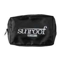 "sunroof classic logo" ripstop pouch (BLACK)