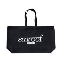 "sunroof classic logo" big tote bag (BLACK)