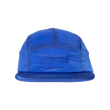 "sunroof classic logo" ripstop running cap (BLUE)