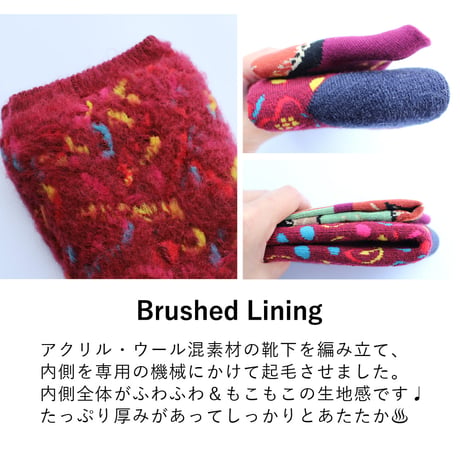 BS09 BOTANICA SOCKS -ボタニカソックス-【ツバキ】