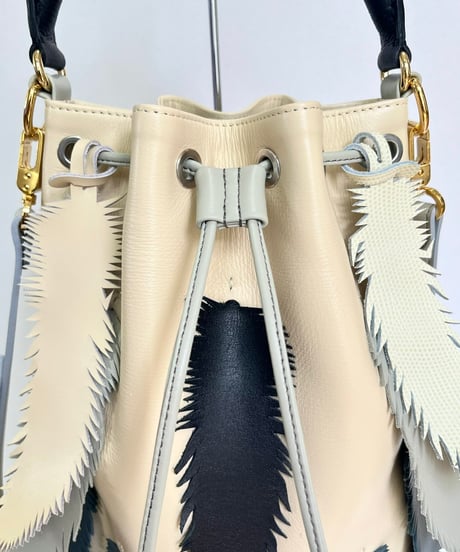 2WAY FEATHER BAG
