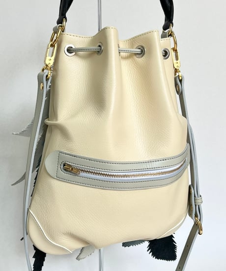 2WAY FEATHER BAG