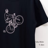 鯖ライダーTシャツ　ネイビー