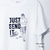 鯖ドローン　Tシャツ