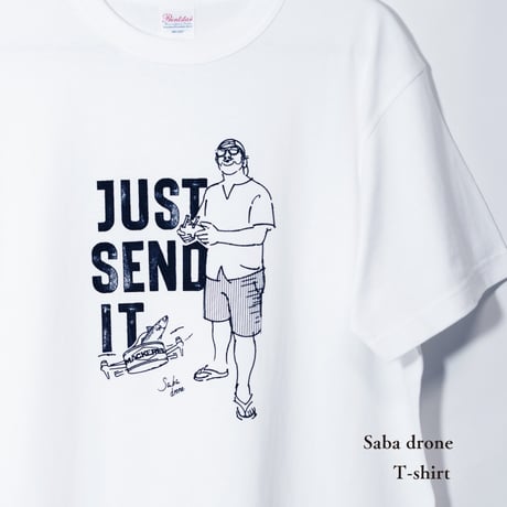 鯖ドローン　Tシャツ