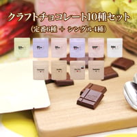 クラフトチョコレート10種セット（定番6種セット＋シングルオリジン4種セット）