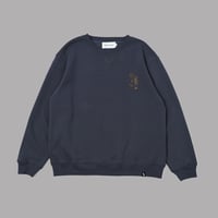 embroidery sweat 　[NAVY]　HEV-26015