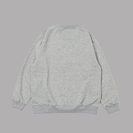 embroidery sweat 　[杢GRAY]　HEV-26015