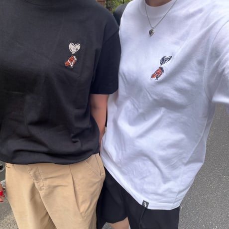 graffiti artist house＆♡ S/S Tee 　[BLACK]　HEV-26002