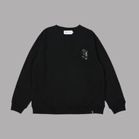 embroidery sweat 　[BLACK]　HEV-26015