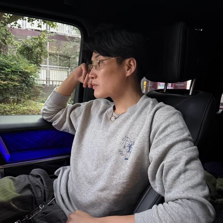 embroidery sweat 　[杢GRAY]　HEV-26015
