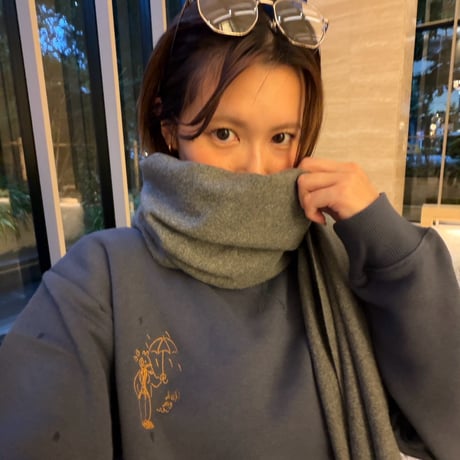 embroidery sweat 　[NAVY]　HEV-26015