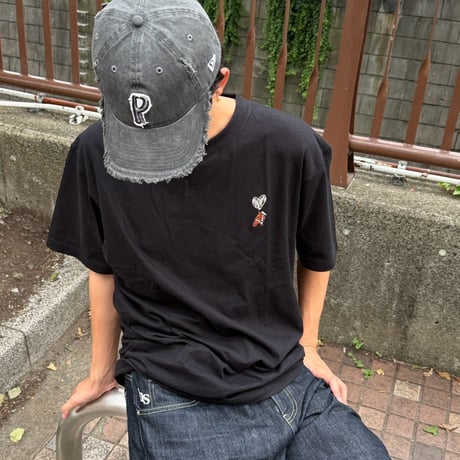 graffiti artist house＆♡ S/S Tee 　[BLACK]　HEV-26002