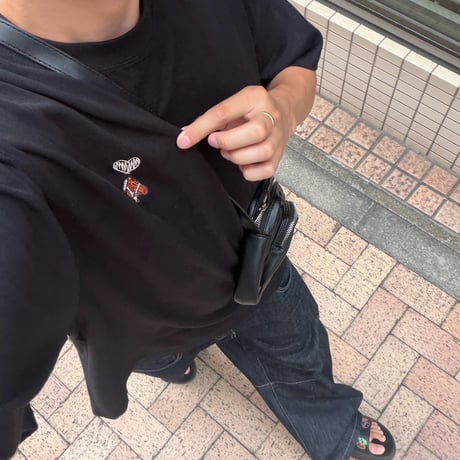 graffiti artist house＆♡ S/S Tee 　[BLACK]　HEV-26002