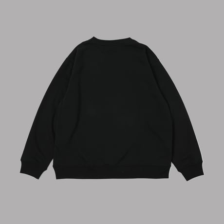 embroidery sweat 　[BLACK]　HEV-26015