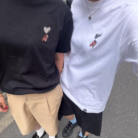 graffiti artist house＆♡ S/S Tee 　[BLACK]　HEV-26002