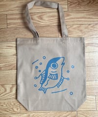 【限定カラー】小笠原鳥類イラストトートバッグ Mサイズ いわし