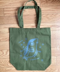 【限定カラー】小笠原鳥類イラストトートバッグ Mサイズ いわし