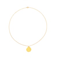 Small Damask Rose Necklace NC-74-YG