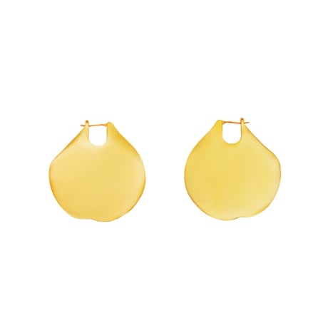 Damask Rose Earrings P-44-YG