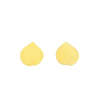 Mini Damask Rose Earrings P-46-YG
