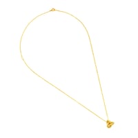 Trefoil Knot Necklace (M) NC-70-YG