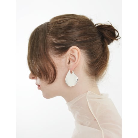 Large Damask Rose Earrings P-43-S