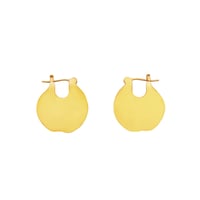 Small Damask Rose Earrings P-45-YG