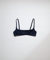 Overneath SATIN BRA 030S in Navy