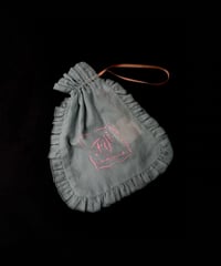 Fifi Chachnil Cotton Pouch in Green