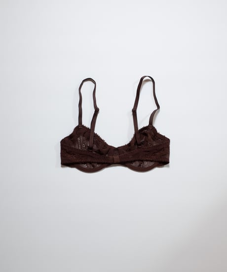 Yasmine Eslami Alexandra Wired Bra in Chestnut