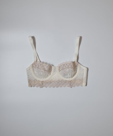 Simone Perele Radieuse Sheer Demi Bra in Natural