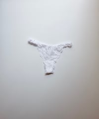 Zermatt Alice Thong in White