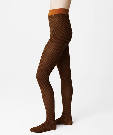 Swedish Stockings Clara Mad Tights in Bourbon