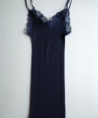 Oscalito LANA SETA Wool Silk Camisole in Navy