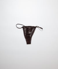 Zermatt Sophia Thong in Choco