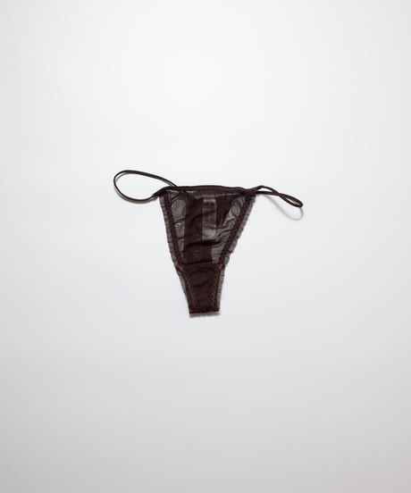 Zermatt Sophia Thong in Choco